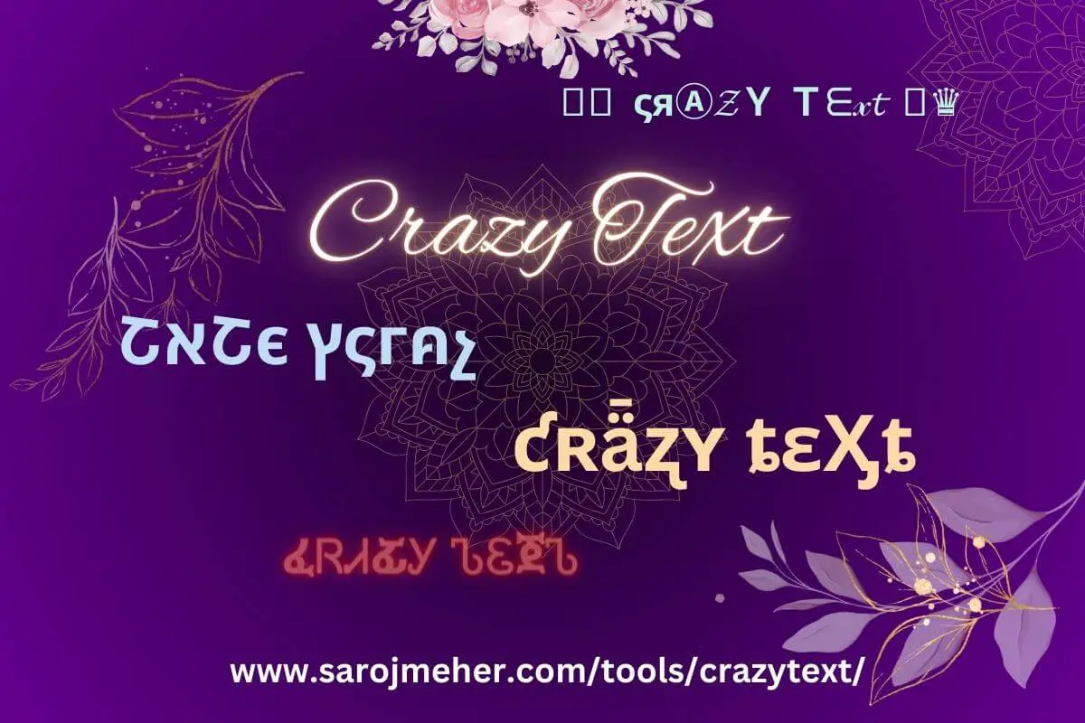 Crazy Text Generator (𝒞😍𝓅𝓎 & 𝒫𝒶𝓈𝓉𝑒🐡)
