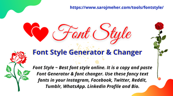 💕 Font Style Generator & Changer (𝒞💞𝓅𝓎 & 𝒫𝒶𝓈𝓉𝑒🐦)