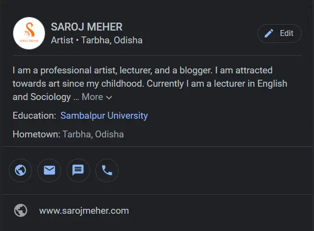 Add Me To Search - My Profile